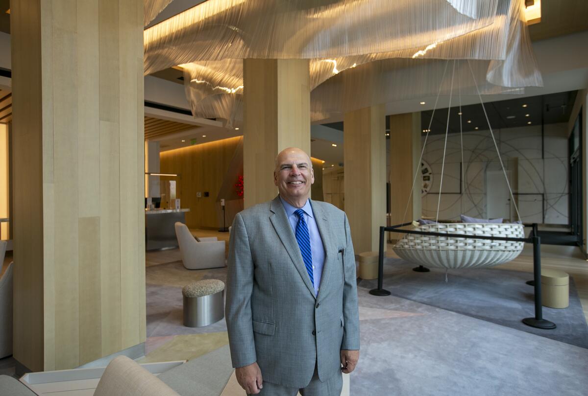 Steve Lindburg is the general manager at the Radisson Blu in Anaheim.