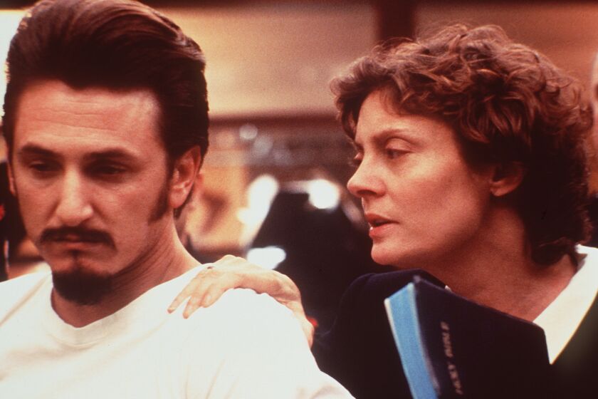 "Dead Man Walking": Susan Sarandon stars as Sister Helen (right) Sean Penn (left).