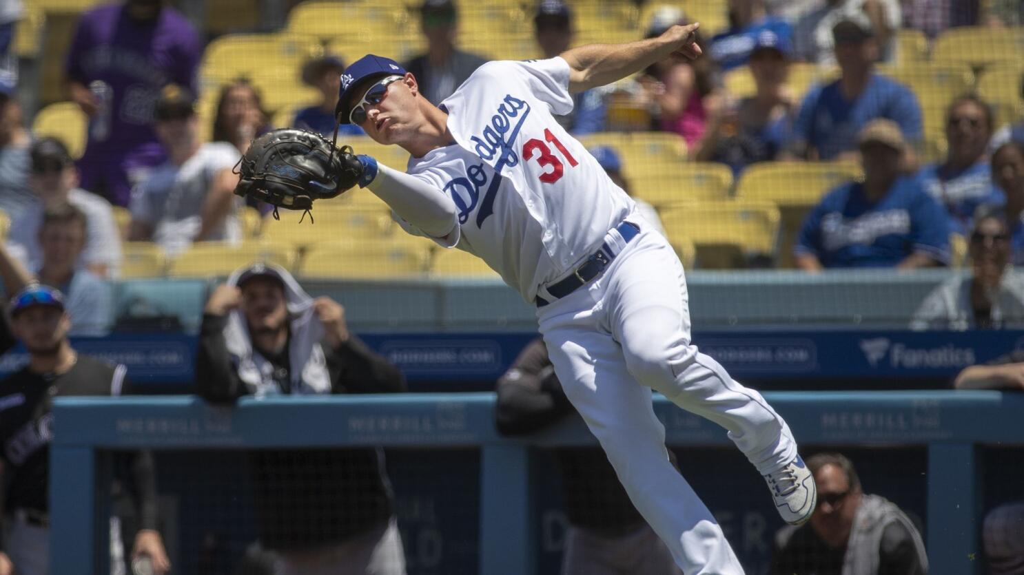 Dodgers' Joc Pederson mercifully won't play first base any more