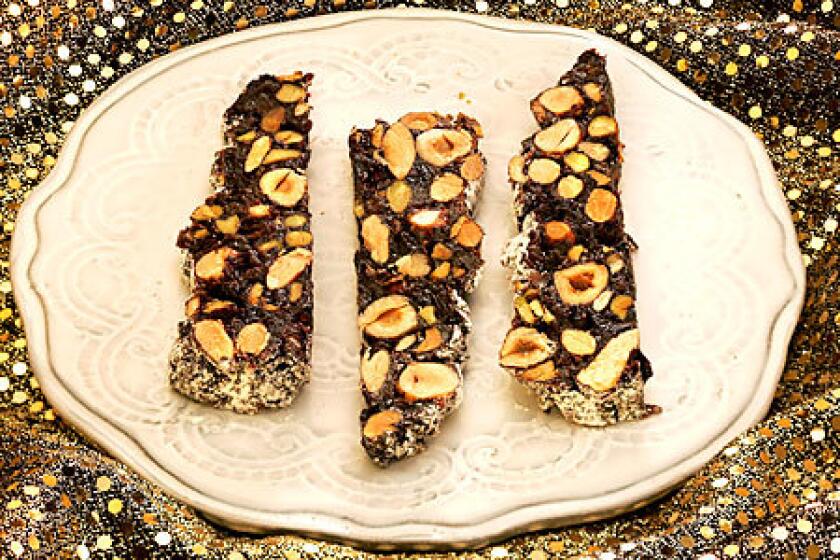 Panforte is a heady mix of fruits, nuts and fragrant spices.