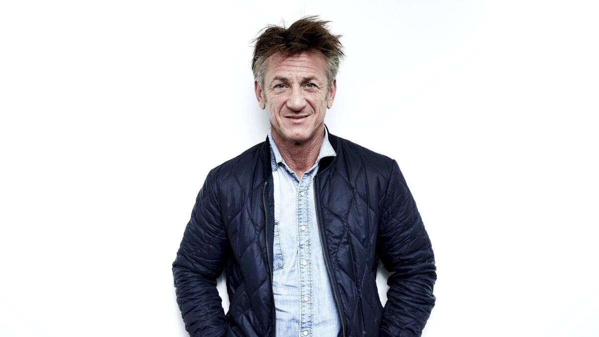 Sean Penn will be in town this week to discuss his debut book, "Bob Honey Who Just Do Stuff."