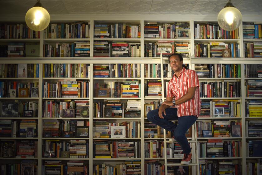 MANHATTAN, NEW YORK, JULY1, 2019 Author Colson Whitehead is seen at his agent's office in Manhattan, NY. Whitehead wrote a new book called Nickel Boys. 7/1/2019 Photo by Jennifer S. Altman/For The Times