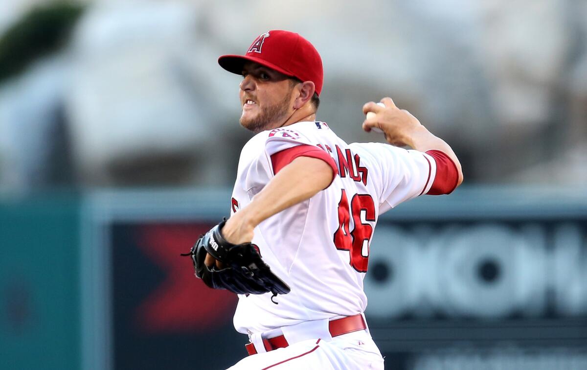 Angels starter Cory Rasmus gave up one hit and struck out six in three innings Saturday against Oakland.