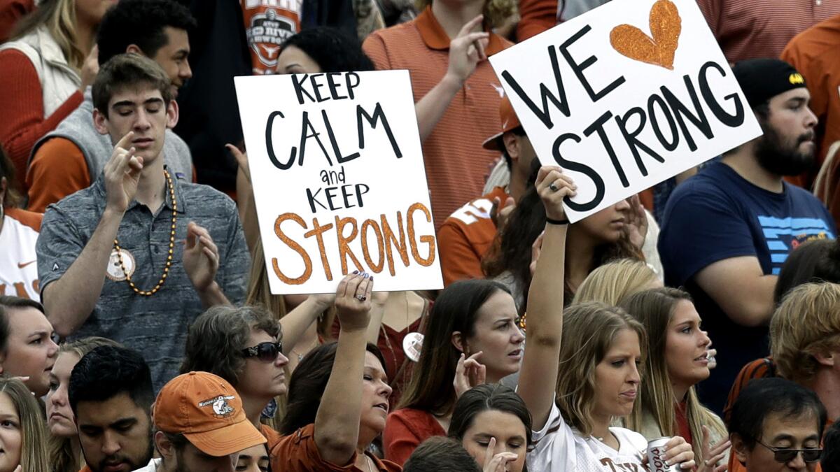 Charlie Strong had support inside and outside the Texas football program.