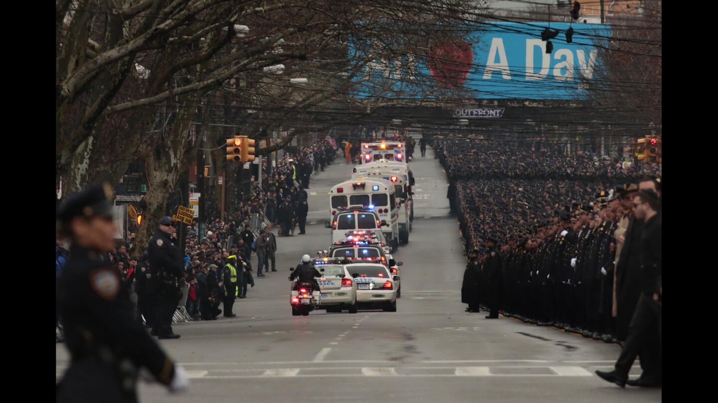 NYPD funeral