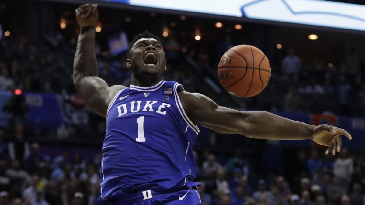 The NBA draft lottery on Tuesday afternoon will determine which team will get to select Duke's Zion Williamson, or anyone else they might want, at No. 1 overall.