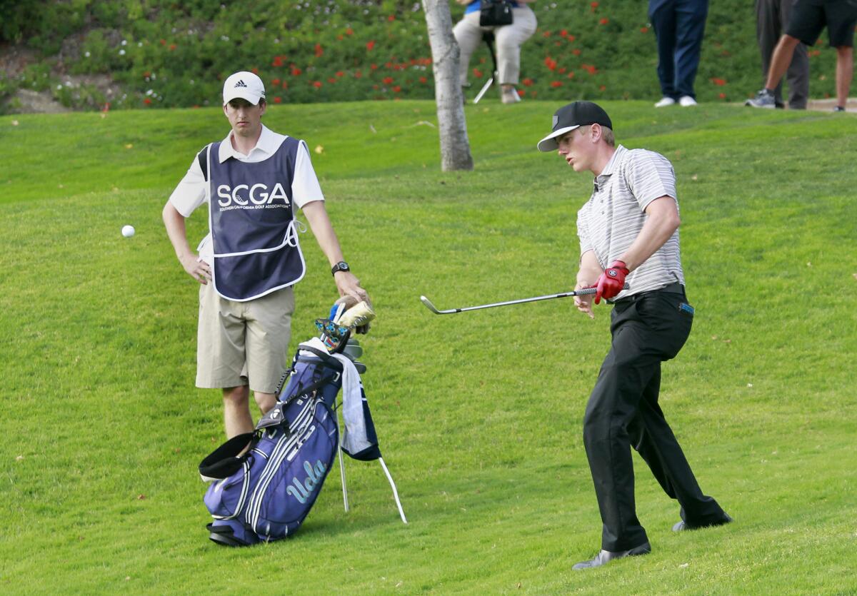 Jake Knapp competes at the U.S. Open Sectional at Big Canyon Country Club in Newport Beach in 2015. 