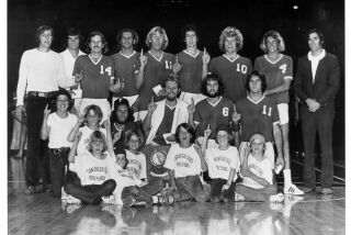 San Diego State's 1973 NCAA champion men's volleyball team. Team captain is Chris Marlowe (10). (Photo credit: SDSU) User Upload Caption: San Diego State's 1973 NCAA champion men's volleyball team. (Photo credit: SDSU)