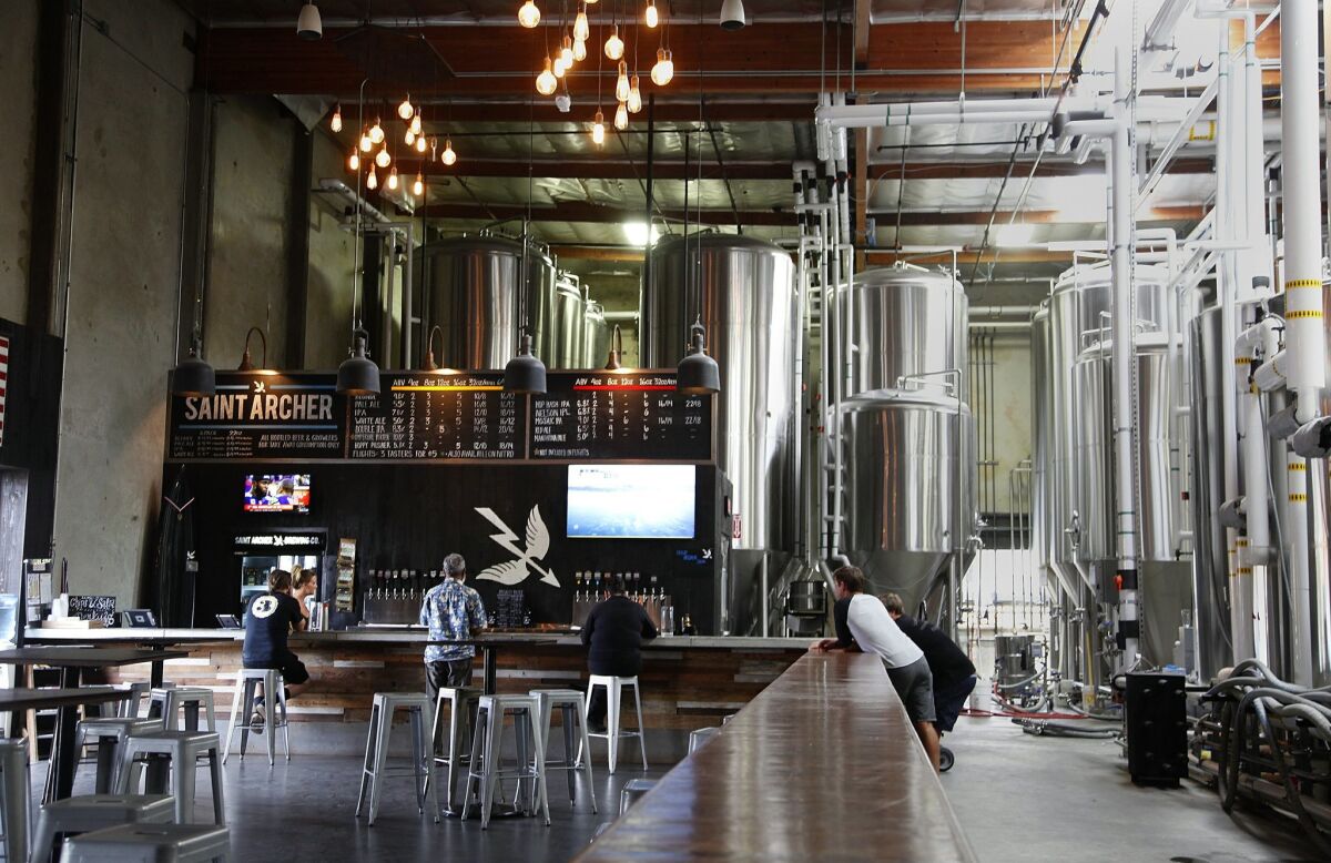 Saint Archer Brewery has reopened its tasting rooms, including its brewery and tap room in the Miramar area.