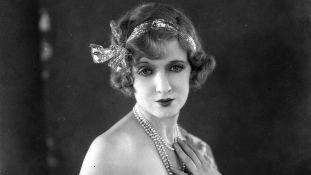 The actress June Howard Tripp as Daisy in the film "The Lodger: A Story of the London Fog" released in 1926, directed by Alfred Hitchcock and produced by Gainsborough Pictures.