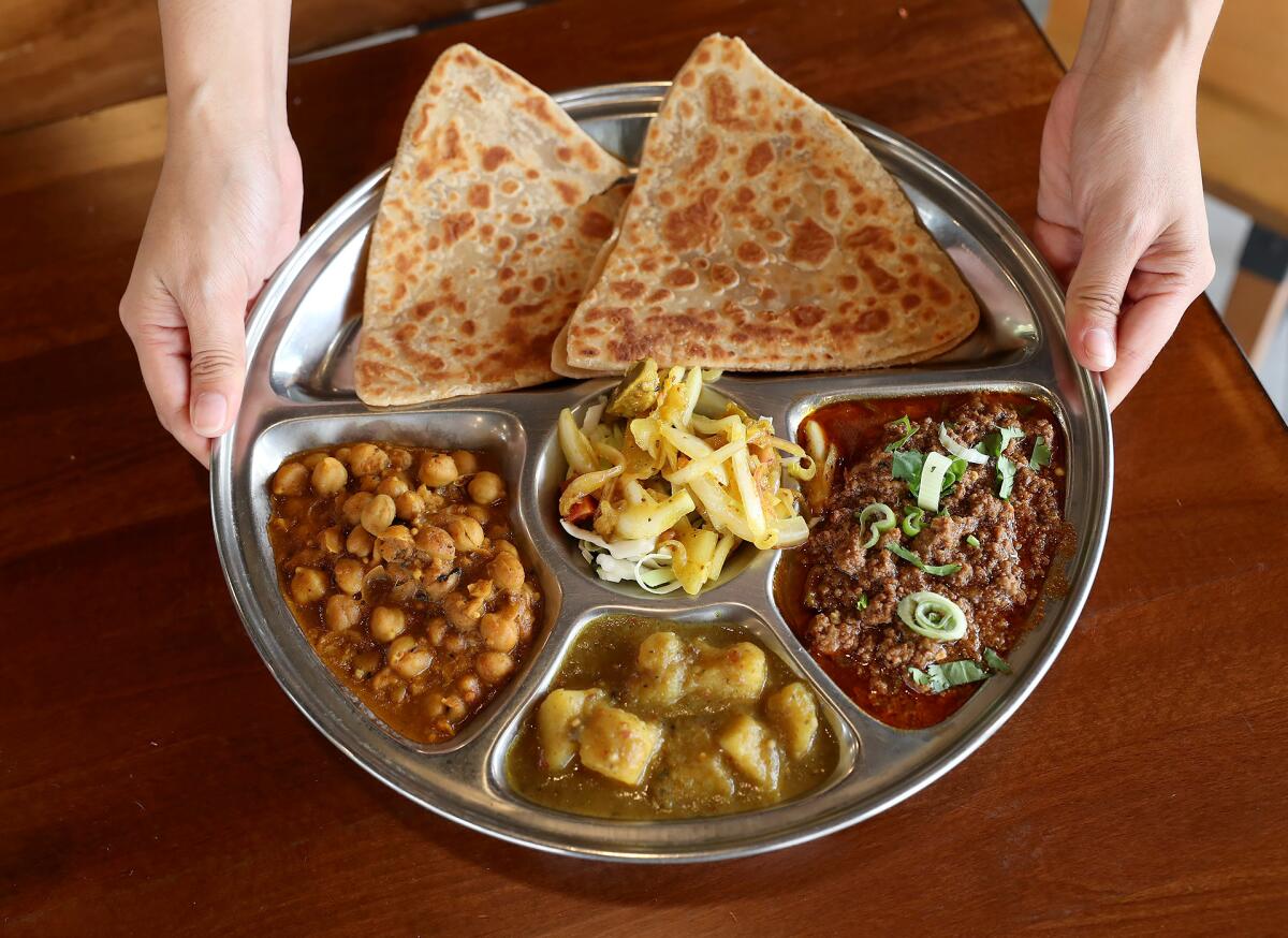 A shareable platter at Burns Road eatery in Tustin.