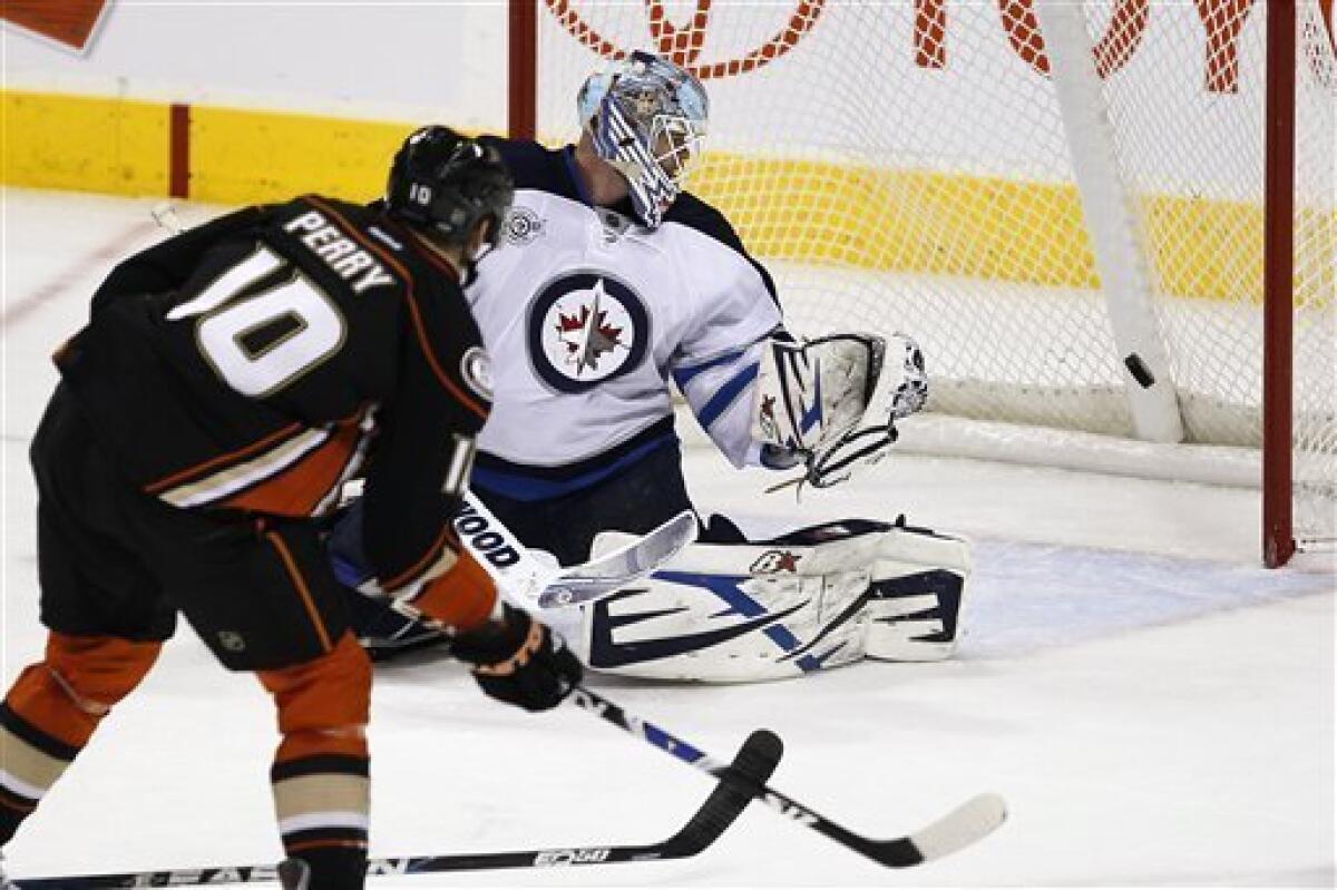 Bogosian has 3 points, Jets beat Ducks and Selanne - The San Diego