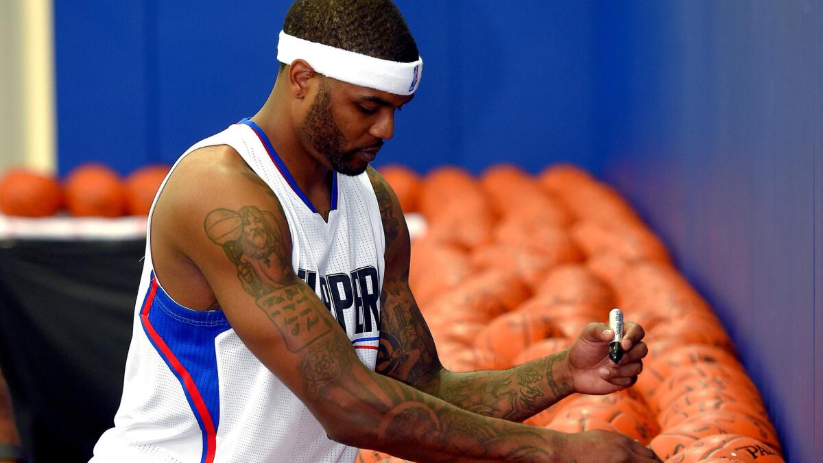 Clippers power forward Josh Smith will sometimes be the center for the second unit.