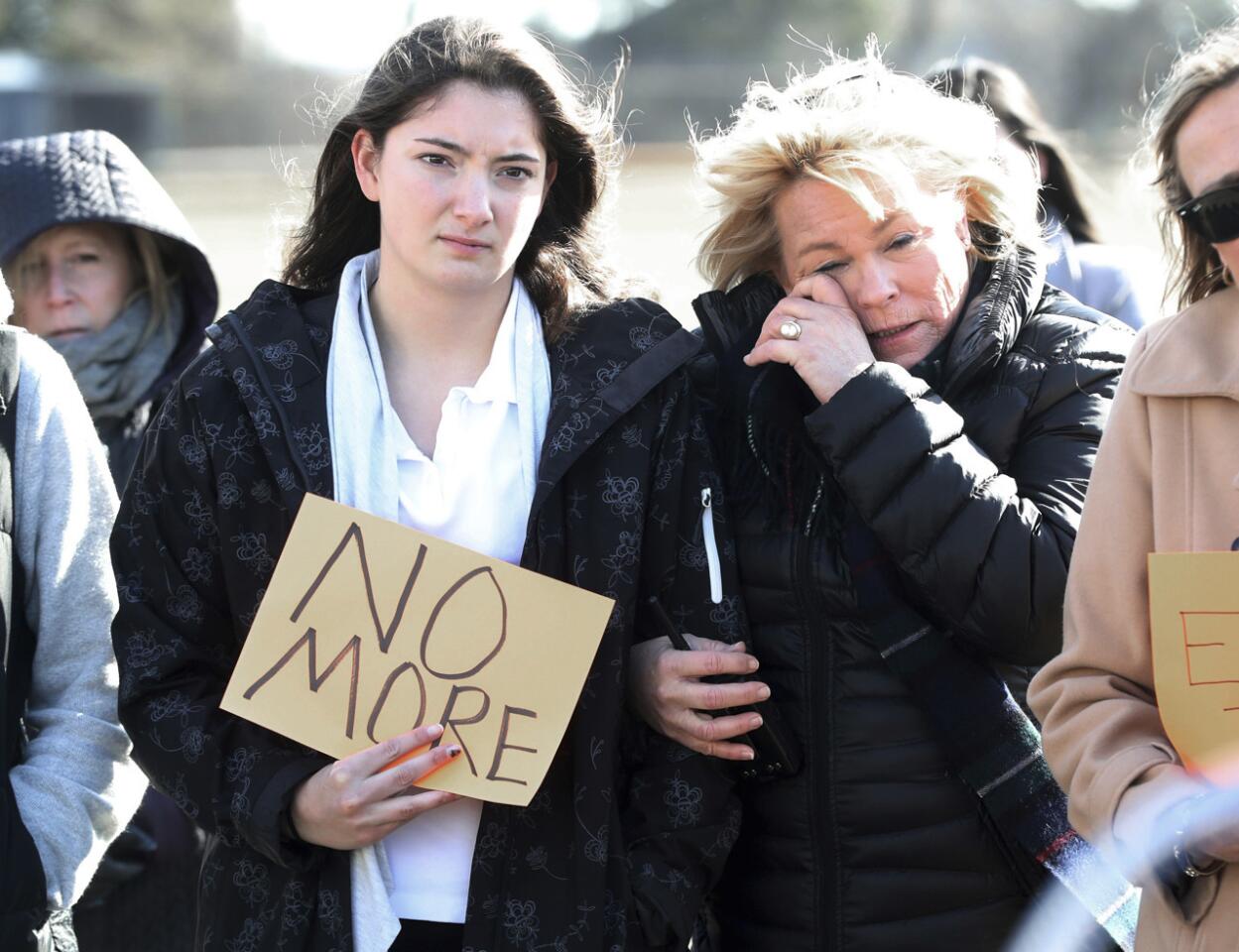 Students walkout of classes to protest gun violence