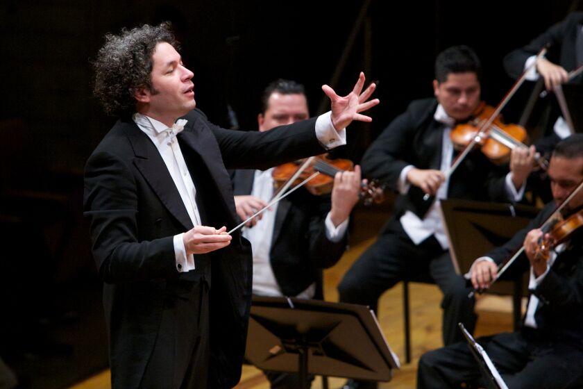 Gustavo Dudamel conducts the Simón Bolívar Symphony Orchestra in The Center for Social Action Through Music