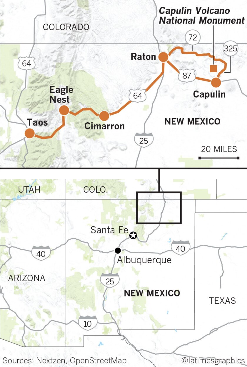 Road Trip In New Mexico A Volcano Hike And Wild West History Los Angeles Times