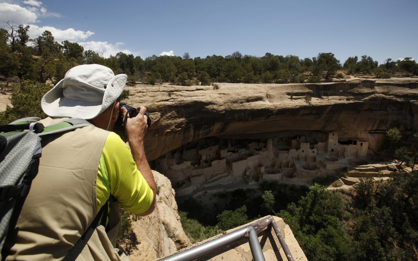 Another must-see attraction when you're in southwestern Colorado is Mesa Verde National Park. About a 90-minute drive from Durango, the park contains more than 4,500 archaeological sites, such as Cliff Palace, pictured here.