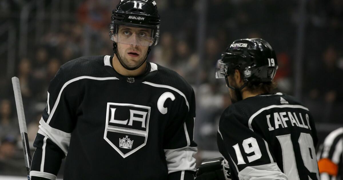 Uniforms from the LA Kings