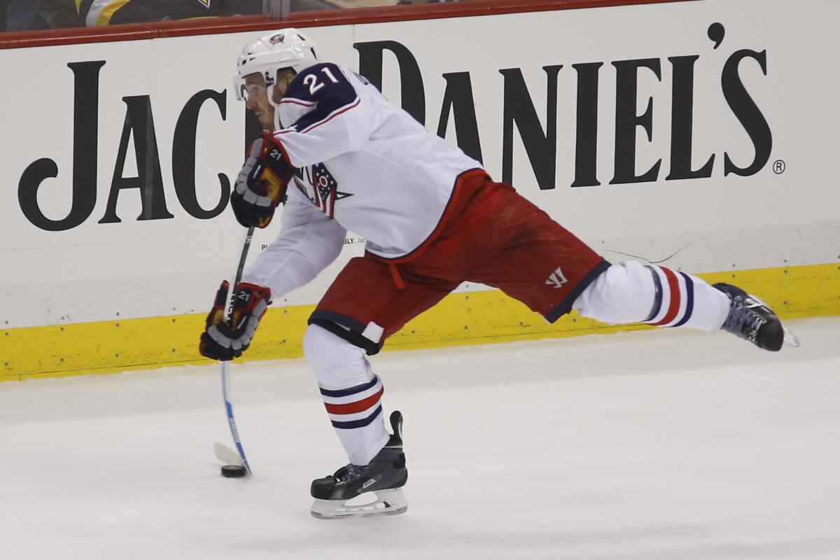 James Wisniewski was traded to the Ducks from the Columbus Blue Jackets before last week's trading deadline.