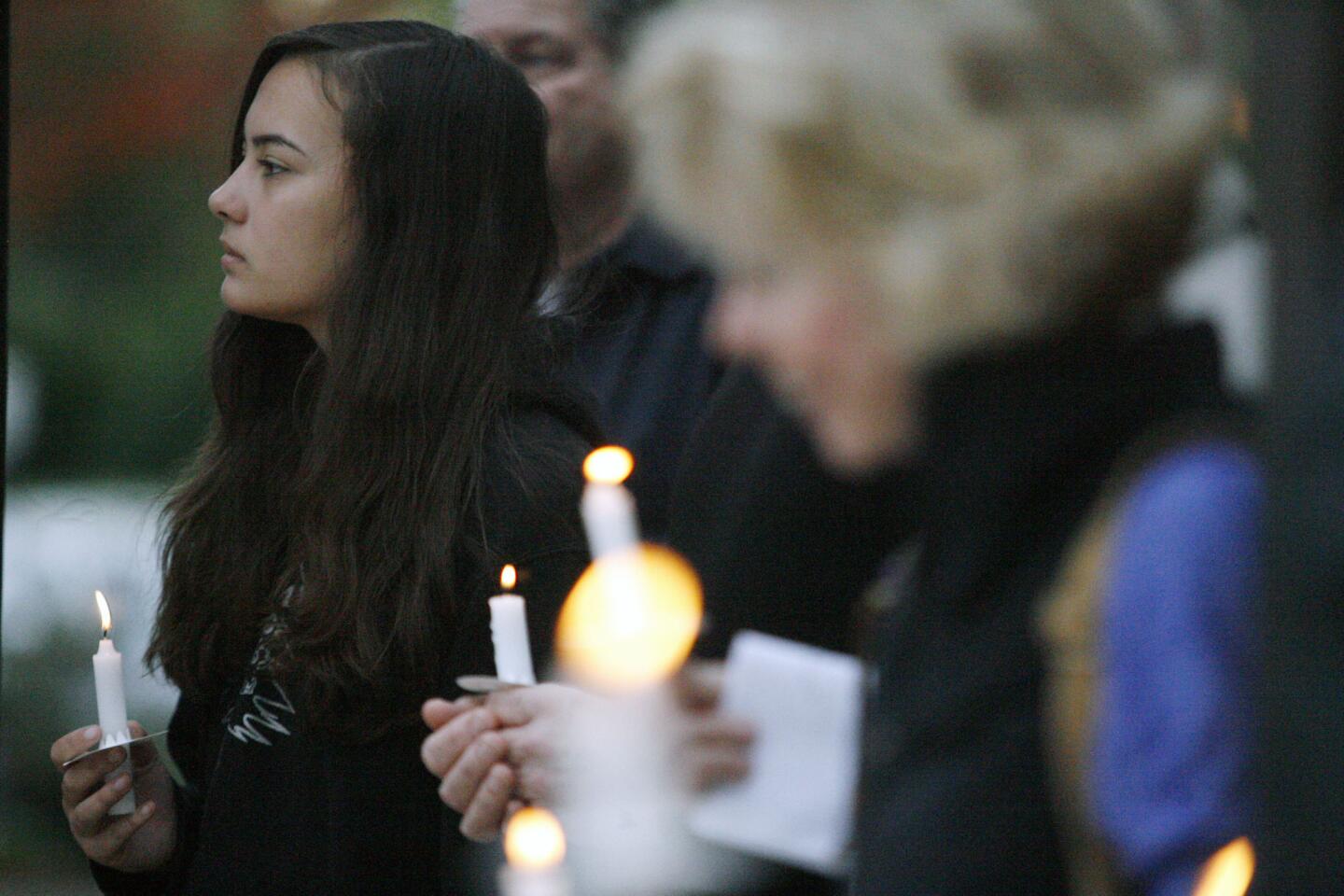 St. George's Episcopal candlelight vigil for Newton, Ct. shooting