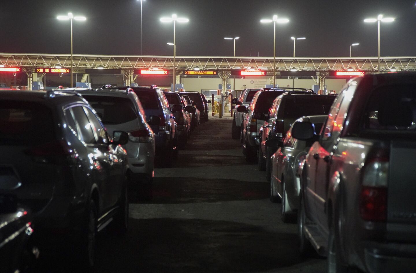 People have been sleeping in their cars at the Otay border to wait for the port of entry to open; it started happening after the hours of service of the border port of entry were reduced.