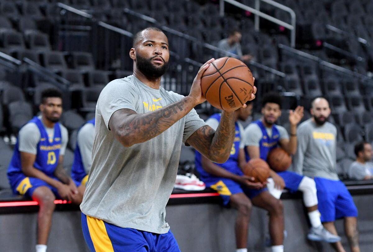 The Lakers signed DeMarcus Cousins to a one-year deal this offseason before he suffered a torn ACL last week.