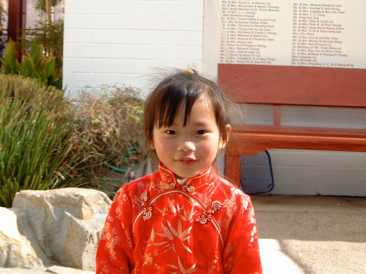 A photo of Savannah Chan at about the time her father, Wayne Chan, wrote a letter to her.