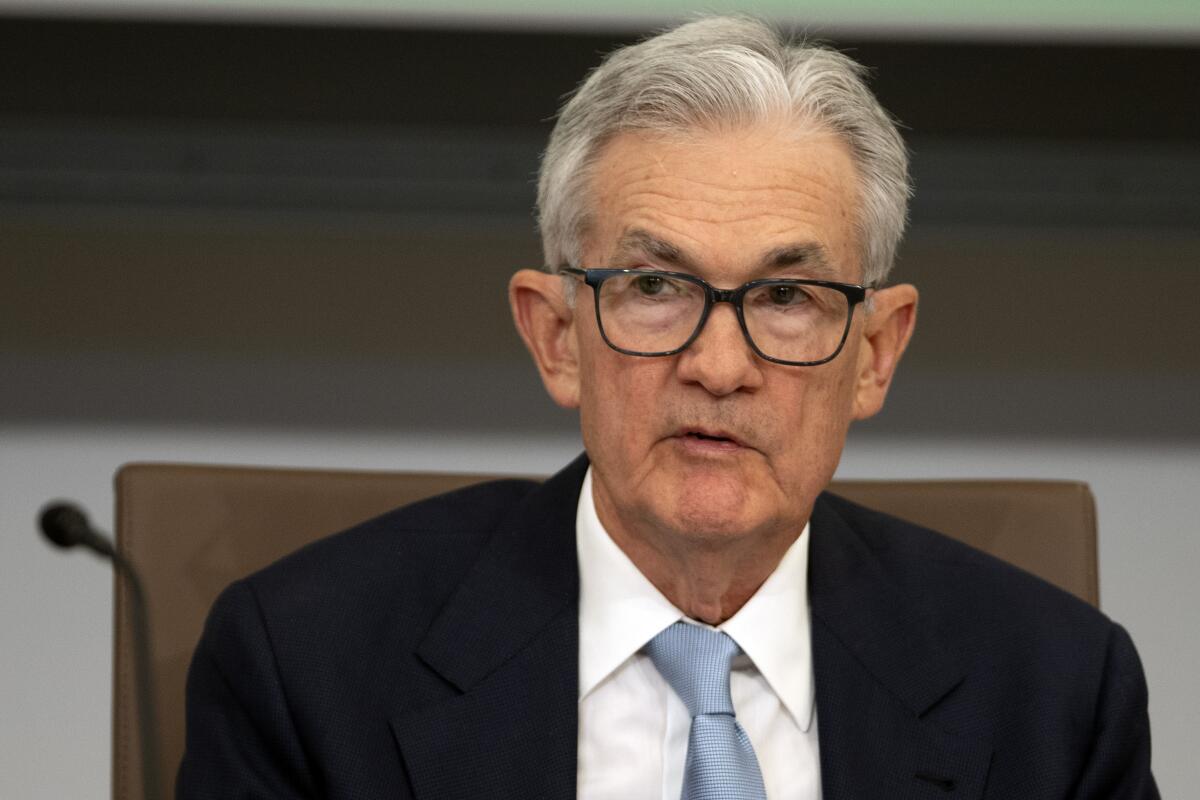 Federal Reserve Chairman Jerome Powell speaking