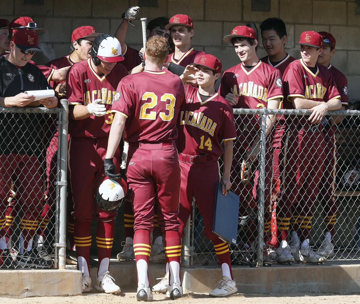 The La Canada HHigh baseball team advanced to the program's first-ever CIF championship game.