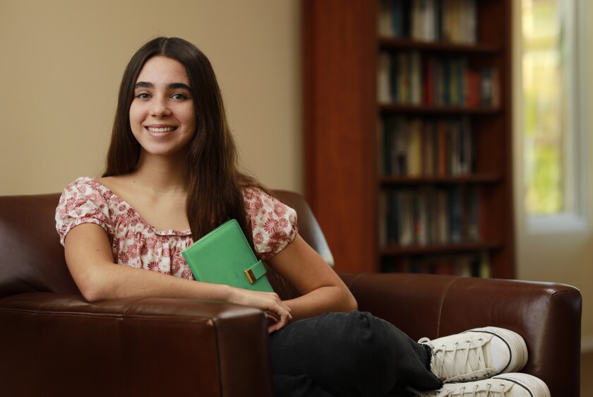 Ana Cabrera, a 15-year-old student at San Dieguito Academy