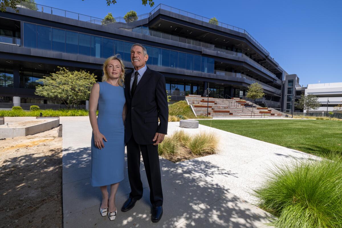 Dr. Gary Michelson and his wife Alya Michelson