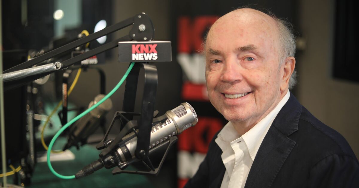 KNX News morning anchor Dick Helton signs off