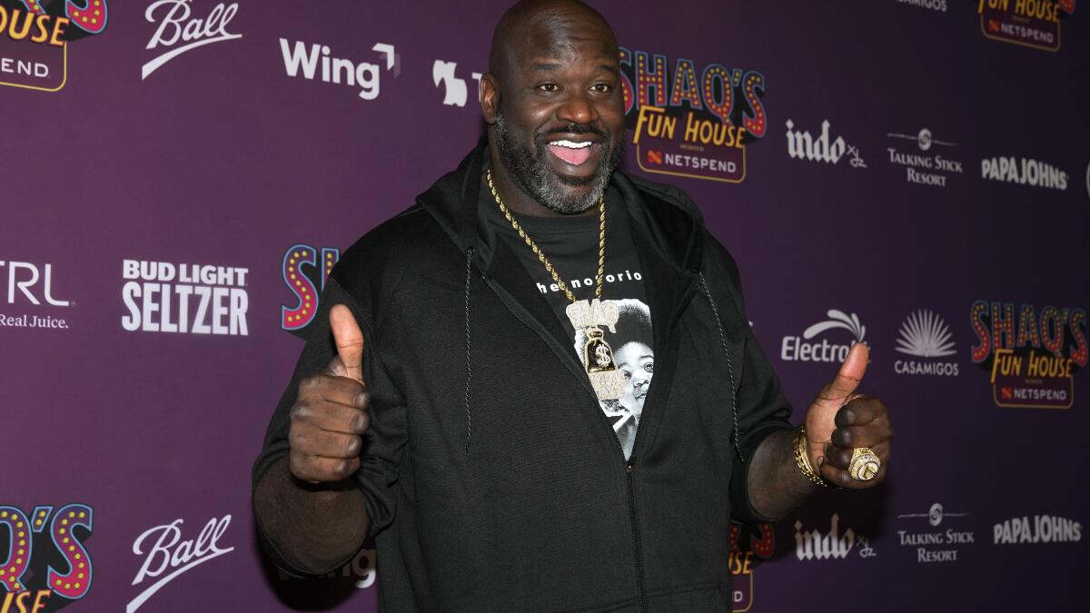 The Sports Report: Shaquille O'Neal shows what retired athletes can do - Los Angeles Times