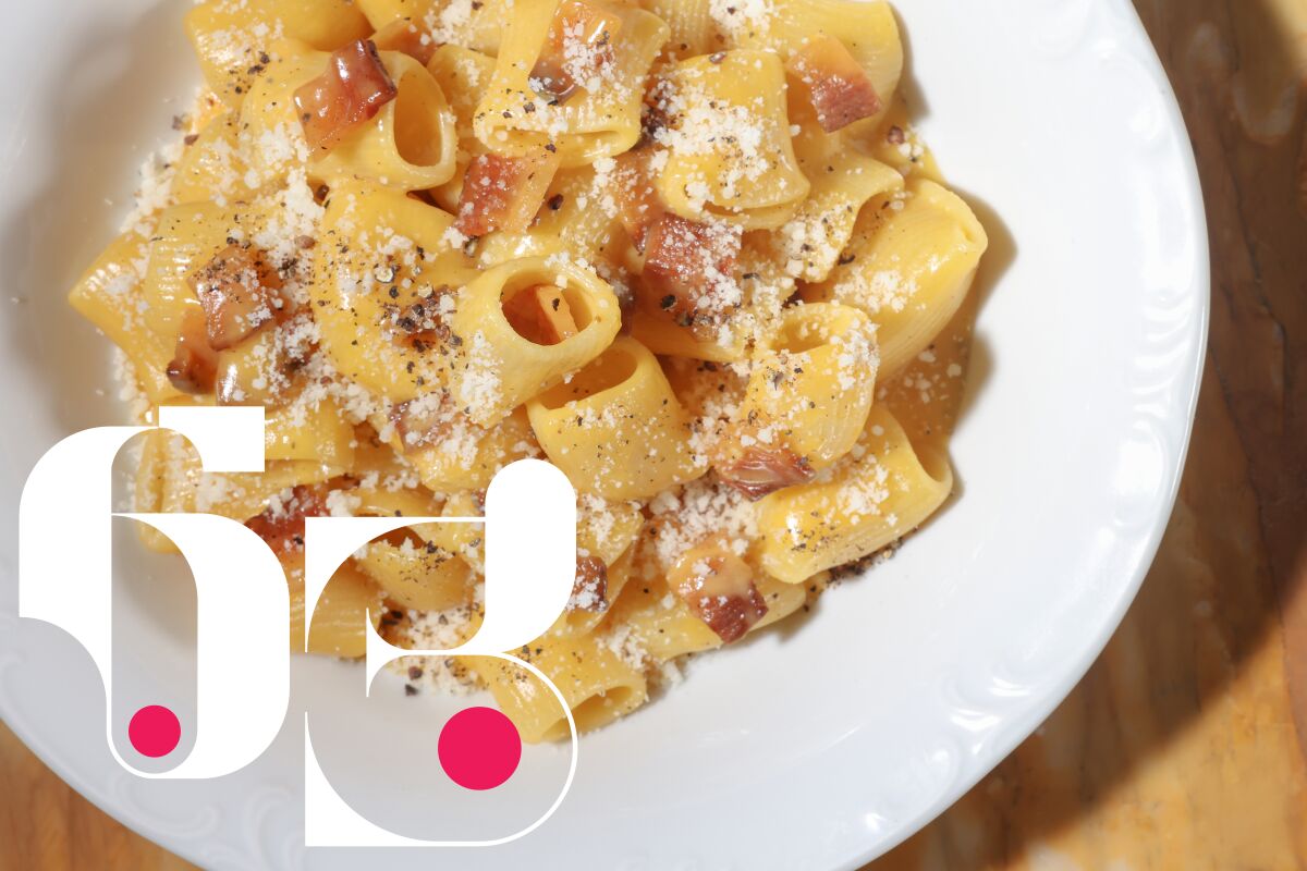 #63: The Carbonara dish is seen at Mother Wolf