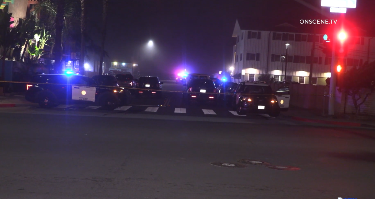 Police were called to Pacific Beach after a woman suffering from an apparent gunshot wound was found early Tuesday.
