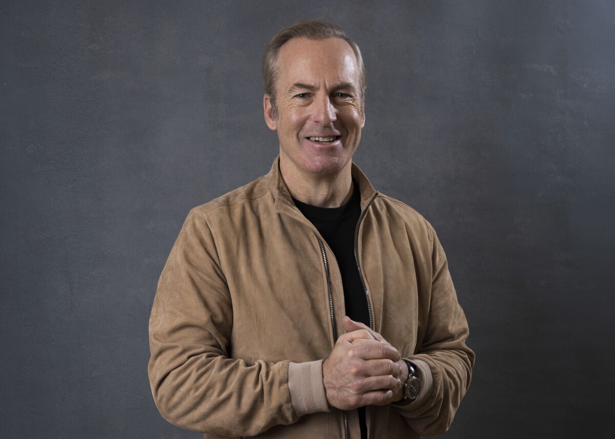 FILE - Bob Odenkirk, a cast member in the AMC television series "Lucky Hank," poses for a portrait during the Winter Television Critics Association Press Tour in Pasadena, Calif., Jan. 10, 2023. (Willy Sanjuan/Invision/AP, File)