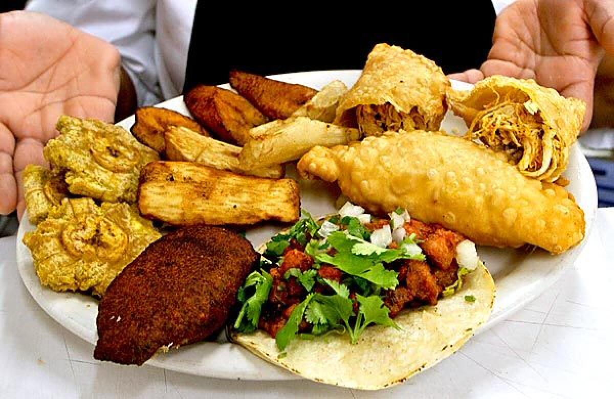 Some of the appetizers on the menu at La Cocina del Camaguey.