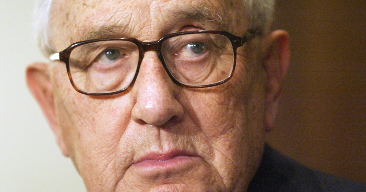 Opinion: Dire au revoir à Kissinger le criminel