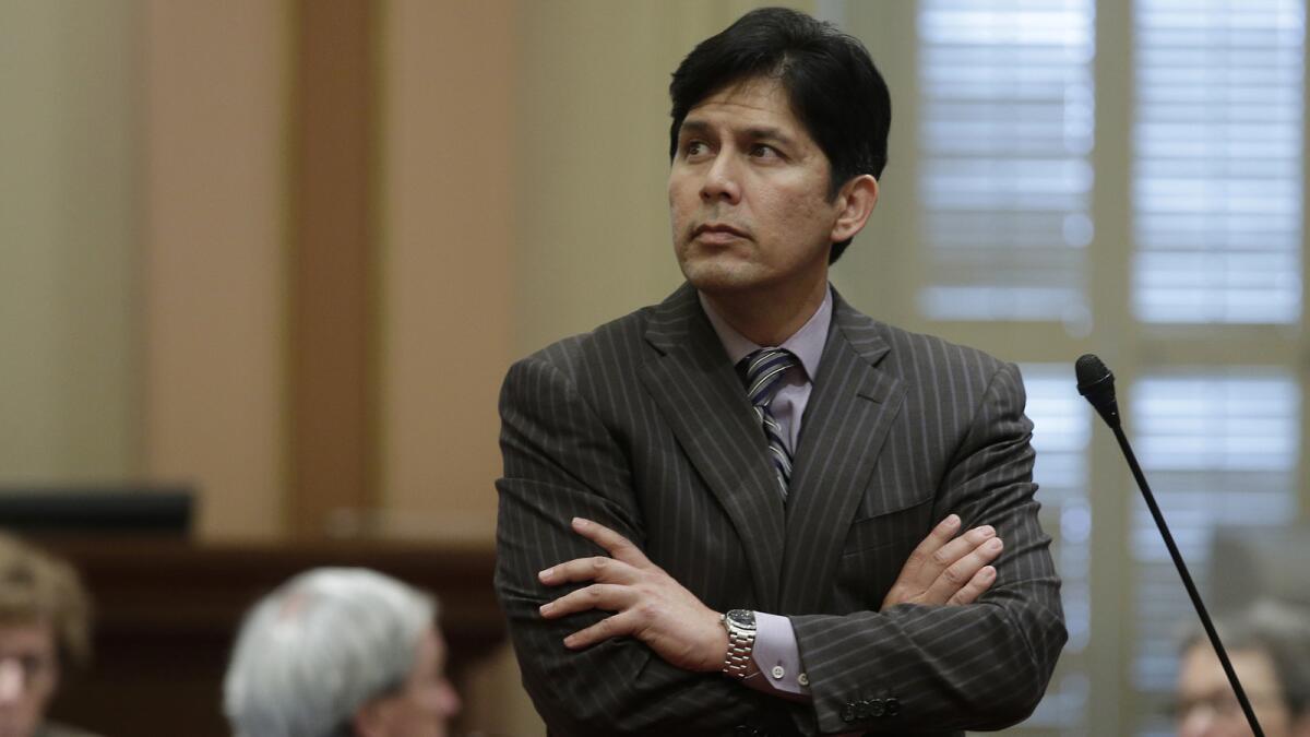 State Sen. Kevin de León said that one in five women on college campuses experience sexual assault.