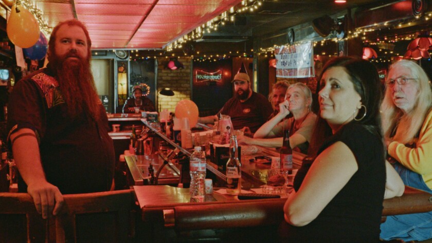 A scene from the bar in “Bloody Nose, Empty Pockets.”