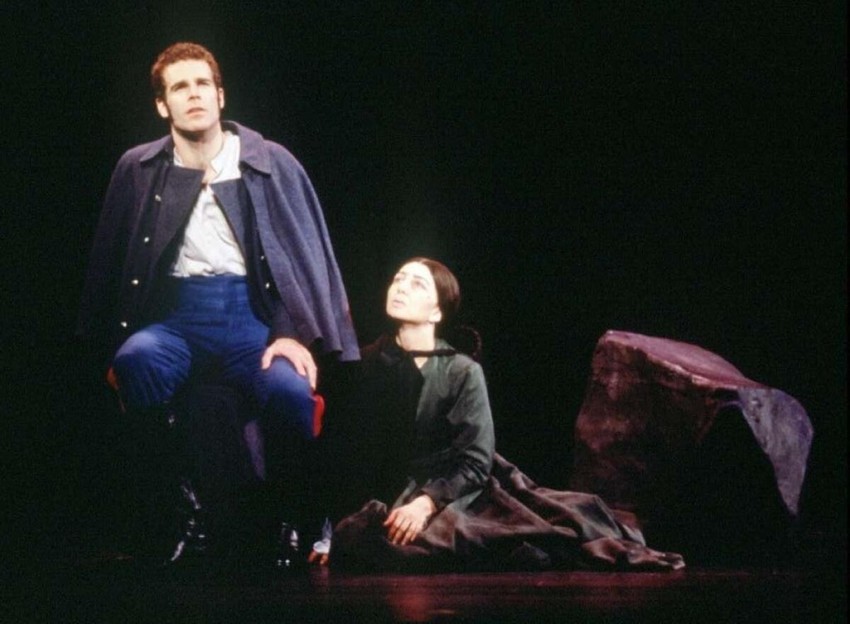 An undated 1994 photo of the Broadway musical "Passion" featuring Jere Shea, left, and Donna Murphy, one of the 16 productions for which Jane Greenwood has received a Tony nomination. On Tuesday, organizers announced that Greenwood would receive a special lifetime achievement Tony.