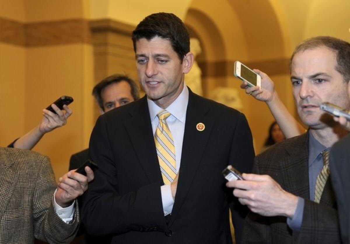 Rep. Paul D. Ryan (R-Wis.). If at first you don't succeed, double down on the economic nonsense.