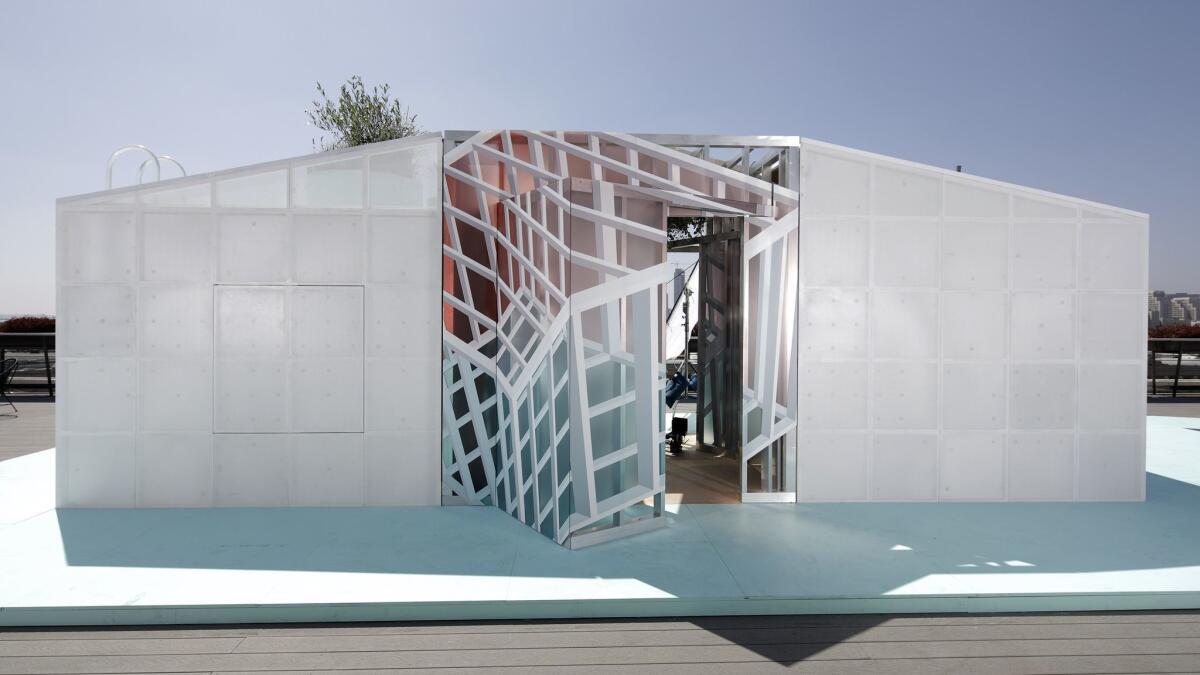 The third micro-cabin in the series will be open to the public on the roof of Row DTLA, June 8-10.