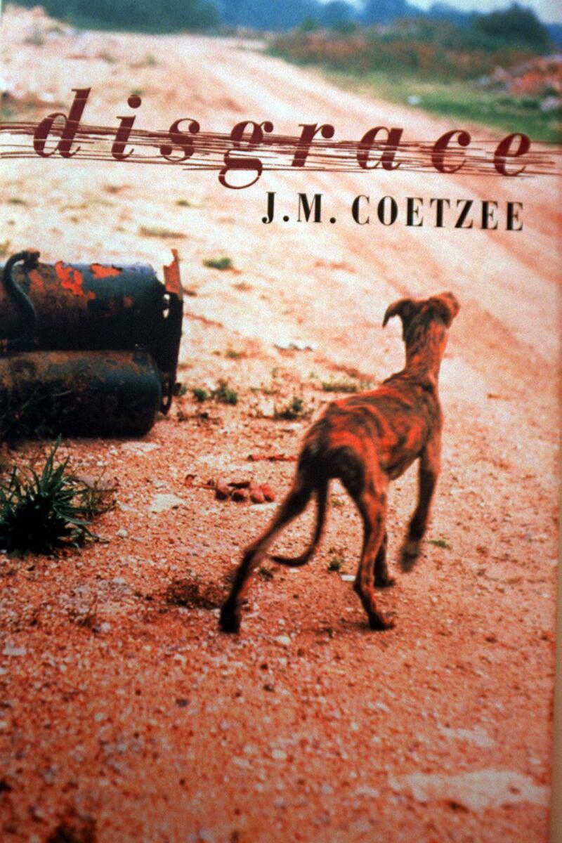 Disgrace by J M Coetzee published by Secker & Warburg is among the shortlisted books for the 1999 Booker Prize. 25/10/99 : Disgrace was awarded the 1999 Booker prize. *25/10/99: Coetzee won the Booker Prize for Fiction - becoming the first writer to win the title twice. (Photo by Michael Stephens - PA Images/PA Images via Getty Images)