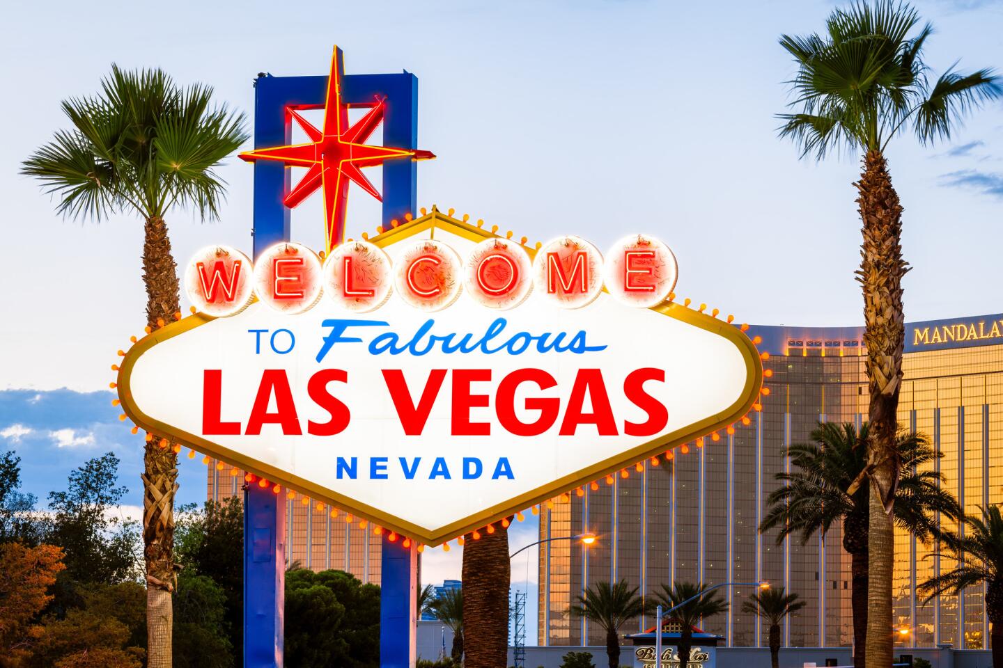As the city's website puts it, if you don’t visit the "Welcome to Fabulous Las Vegas" sign, did you even go to Vegas? Built in 1959, it stands about 25 feet tall.