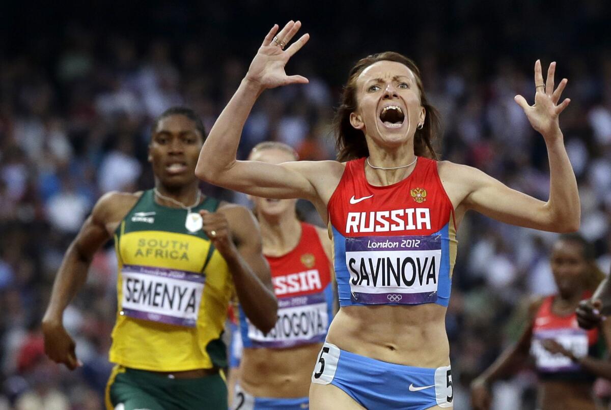 Olympic gold medalist Maria Savinova is reportedly among the Russian athletes who are the focus of allegations that they took part in a systematic program of cheating.