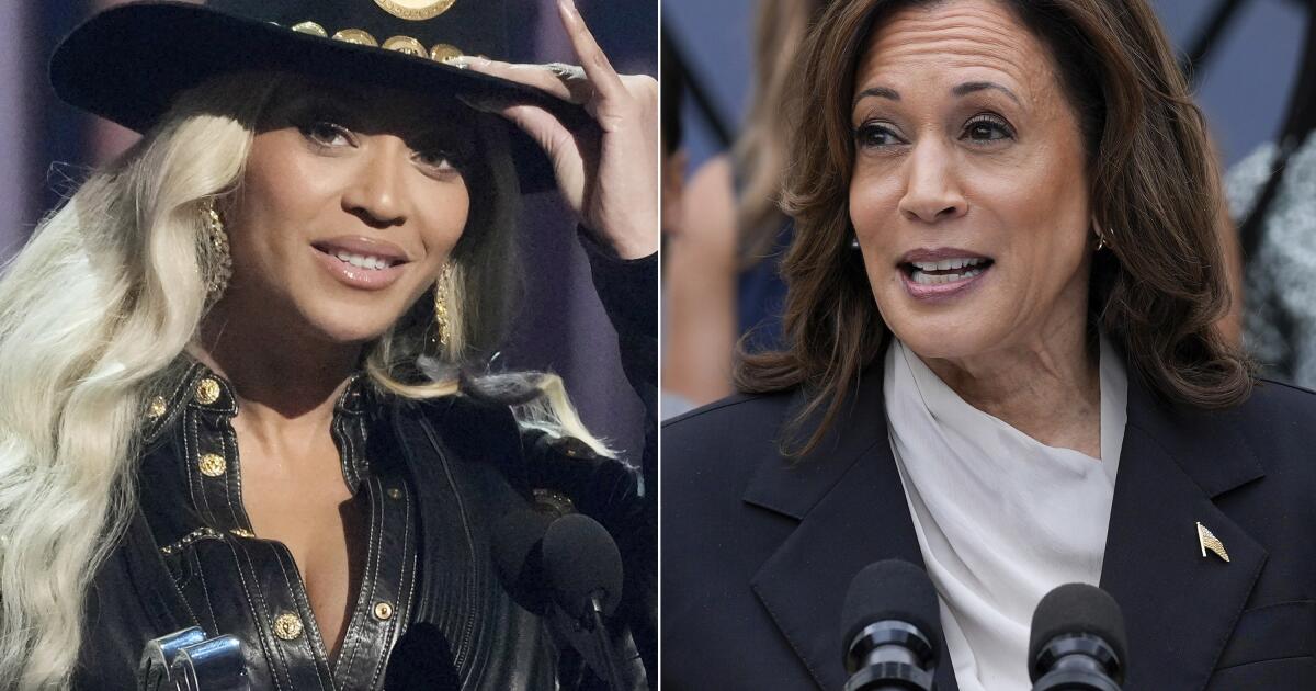 Columna: Kamala Harris tiene una banda sonora para su campaña: ‘Freedom’ de Beyoncé