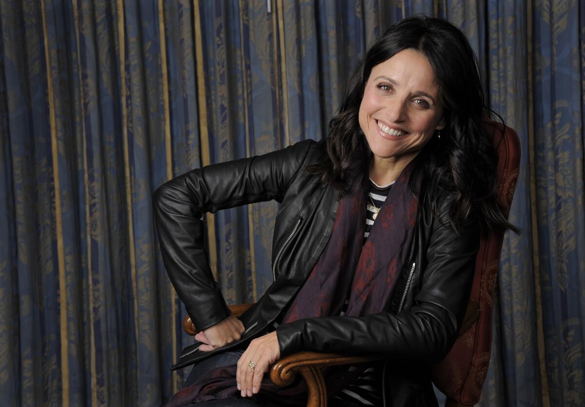 Julia Louis-Dreyfus, a cast member in the film "Enough Said," poses for a portrait on day 4 of the 2013 Toronto International Film Festival on Sunday, Sept. 8, 2013 in Toronto.