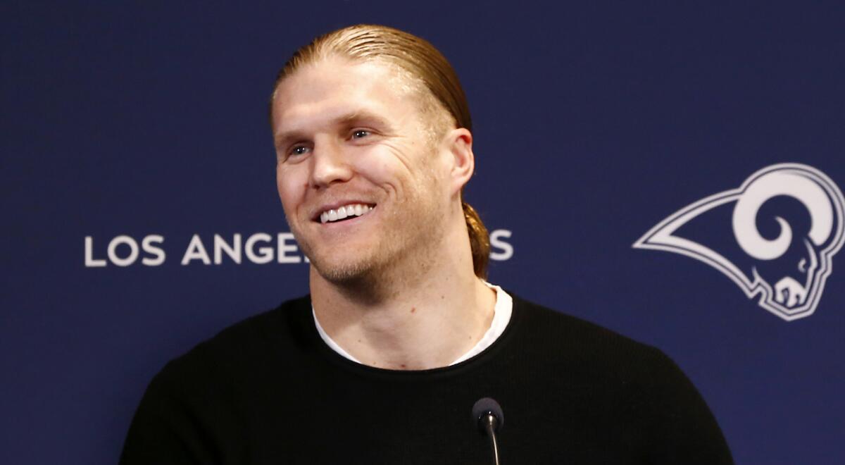Clay Matthews said his ties to Southern California, where he grew up and went to college, were a lure to join the Rams.
