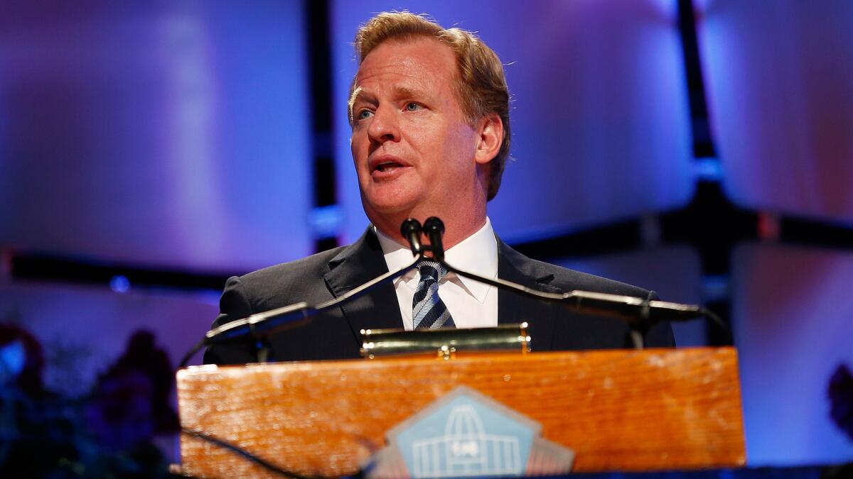 NFL Commissioner Roger Goodell has been criticized for not taking a tougher stance against domestic violence.